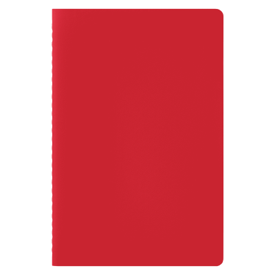 Блокнот Alpha slim, красный-5