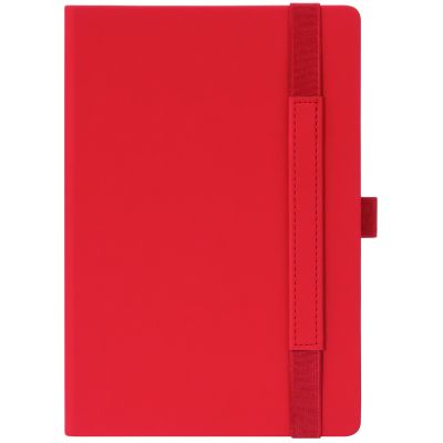 Ежедневник Portobello Trend, Alpha, недатированный, красный/серый (светлая резинка)-3