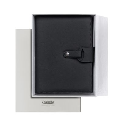 Ежедневник-портфолио Passage недатированный в подарочной коробке, черный-6