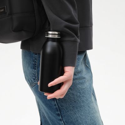 Термобутылка вакуумная герметичная Amore, черная-13