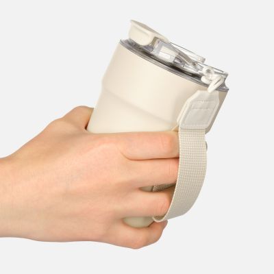 Термокружка вакуумная Монако (Monaco), бежевый-9