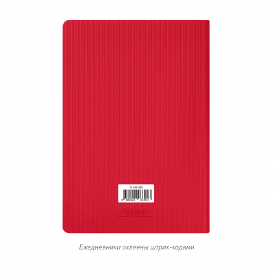 Ежедневник Рейн (Rain) недатированный, красный-14