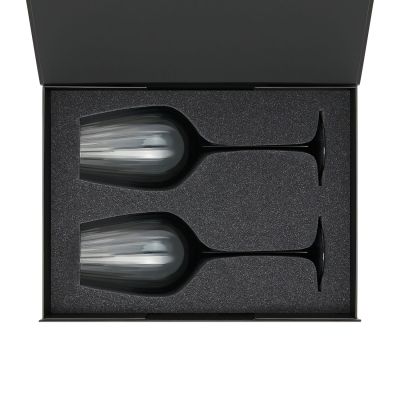 Ложемент под 2 бокала для вина (рифленое стекло) в среднюю коробку-трансформер (арт. 695721)-4