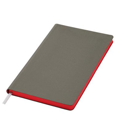 Ежедневник Latte soft touch недатированный, серый-0