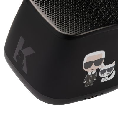 Беспроводная колонка с подсветкой Glow 75dB 1200 mAh, черная-10