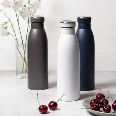 Термобутылка вакуумная герметичная Libra, серая-6