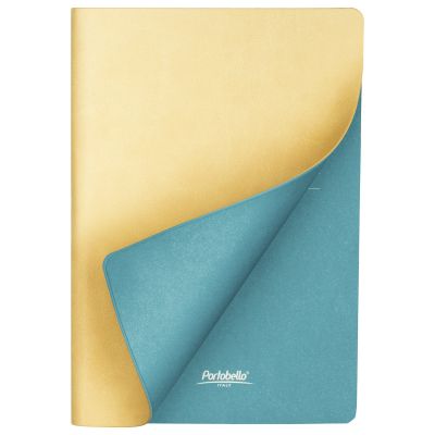 Ежедневник Latte NEW недатированный, бежевый/голубой-2