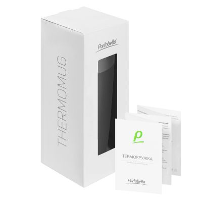 Термокружка вакуумная Crown, черная-6