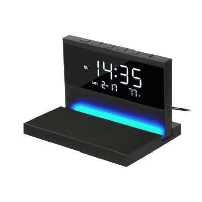 Зарядная станция с часами 15W Glory-0