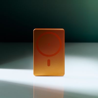 Внешний аккумулятор Атлантис (Atlantis) PD 5000mAh с функцией беспроводной зарядки 15W, оранжевый-10