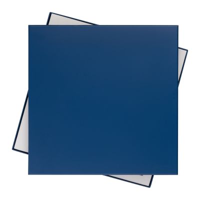 Подарочная коробка с ложементом для ежедневника и ручки, синяя-7