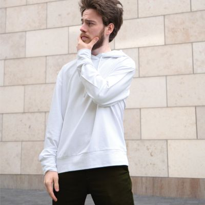 Худи с капюшоном, унисекс  ALEX белый, размер XXL-7