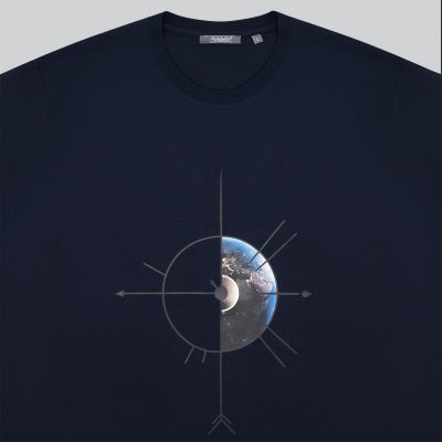 Футболка унисекс KRIS, 100% хлопок, 150 гр., темно-синяя, размер XXXL-5