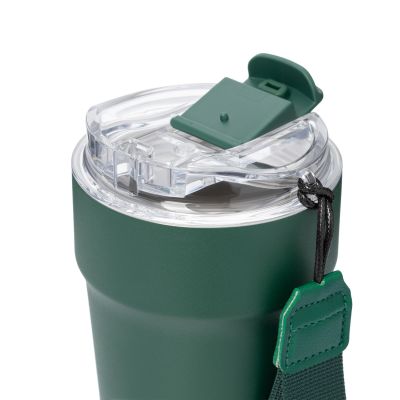 Термокружка вакуумная Монако (Monaco), темно-зеленая-7