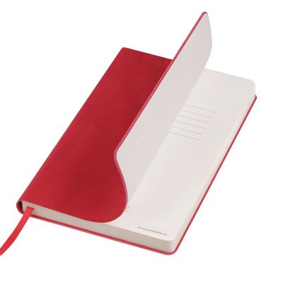 Ежедневник Latte Ecoline недатированный с антибактериальным покрытием, красный-0