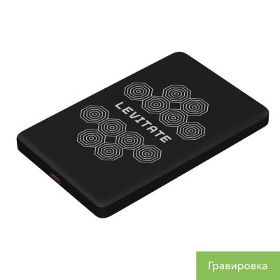 Внешний аккумулятор Atlantis PD 5000mAh с функцией беспроводной зарядки 15W, черный-13