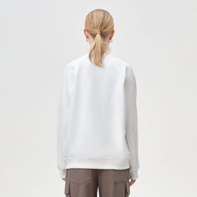 Толстовка на молнии, унисекс TORRES белая, размер L-2