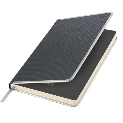 Ежедневник Carbon недатированный, серый-0