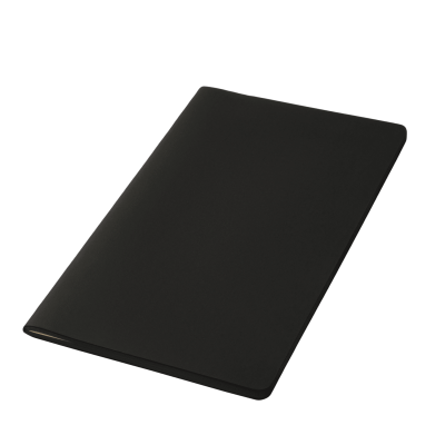 Блокнот Alpha slim, черный-3