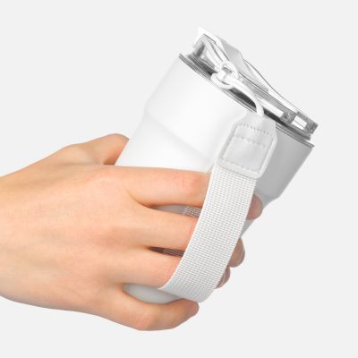 Термокружка вакуумная Monaco, белая-9