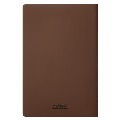Блокнот Alpha slim, коричневый-5
