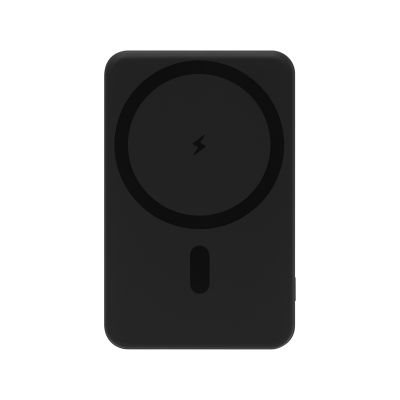 Внешний аккумулятор Ларго PD (Largo PD) 5000mAh с функцией беспроводной зарядки 15W, черный-3