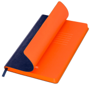Ежедневник Portobello Trend, River side, недатированный, синий/оранжевый (без упаковки, без стикера)