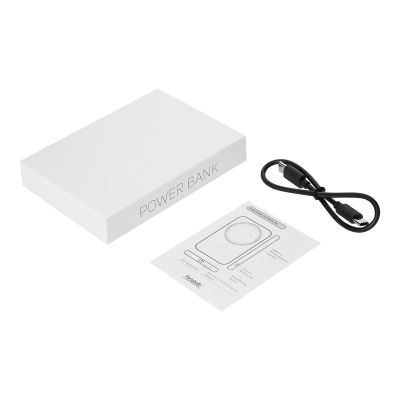 Внешний аккумулятор Артекс PD (Artex PD) 5000mAh с функцией беспроводной зарядки 15W, титановый-13