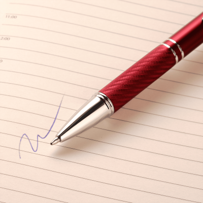 Шариковая ручка Crocus, красная-4