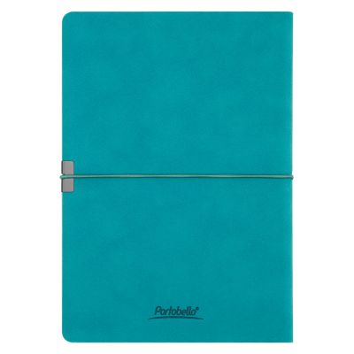 Ежедневник In Velour недатированный, бирюзовый-4