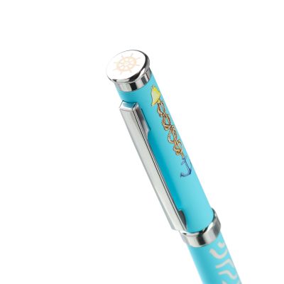 Шариковая ручка Бенуа (Benua), голубая-9