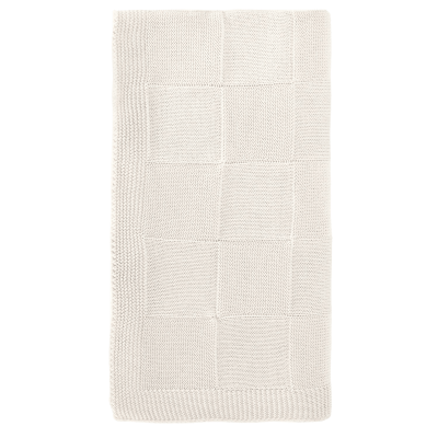 Плед Cella вязаный, бежевый (без подарочной коробки)-2