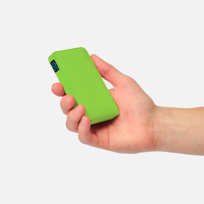 Внешний аккумулятор с подсветкой Анкор (Ancor) 5000 mAh, салатовый-7
