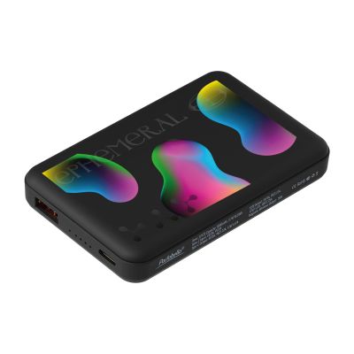 Внешний аккумулятор Largo PD 5000mAh с функцией беспроводной зарядки 15W, черный-12