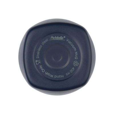 Термокружка вакуумная Вива (Viva), синяя-4