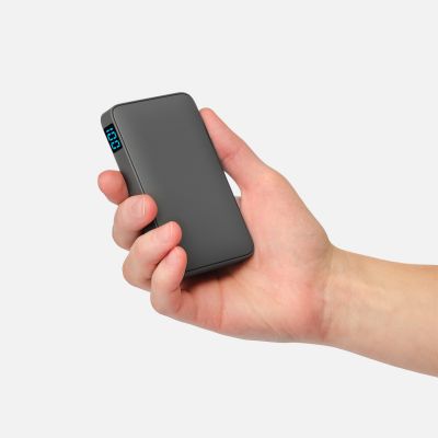 Внешний аккумулятор с подсветкой Анкор (Ancor) 5000 mAh, серый-7