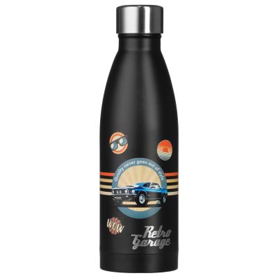 Термобутылка вакуумная герметичная Fresco, черная-9