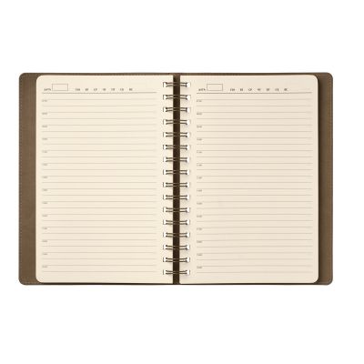 Ежедневник Виста (Vista) недатированный, оранжевый/коричневый-9