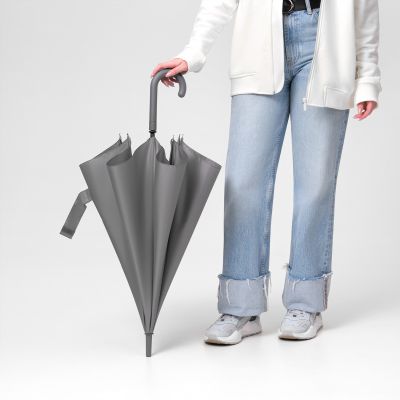 Зонт-трость Phantom, серый-11