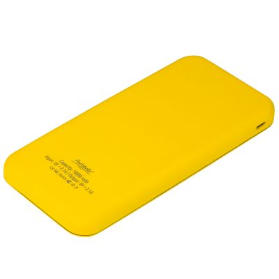 Внешний аккумулятор с подсветкой Люче (Luce) Lemoni 10000 mAh, желтый-8