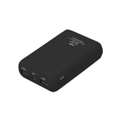 Внешний аккумулятор, Portu PB, 10000 mAh, черный-1