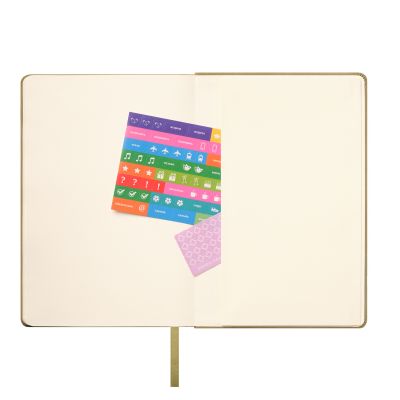 Ежедневник Stella недатированный с магнитом на обложке, светло-зеленый-11