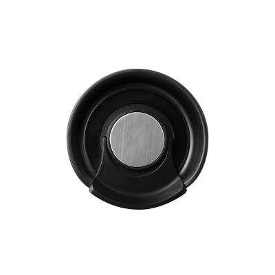 Стеклянный стакан с крышкой GlassGo, черный-1