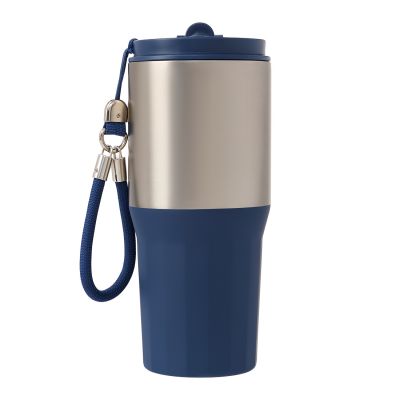 Термокружка вакуумная Авеню (Avenue), синяя-3