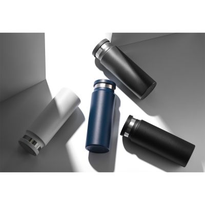 Термобутылка вакуумная герметичная Allegra, черная-11