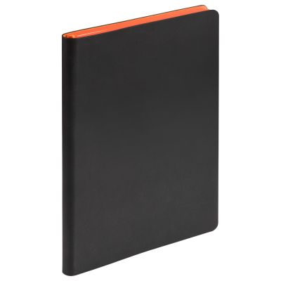 Ежедневник Латте (Latte NEW) недатированный, черный/оранжевый (без упаковки, без стикера)-3