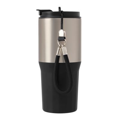 Термокружка вакуумная Авеню (Avenue), черная-2