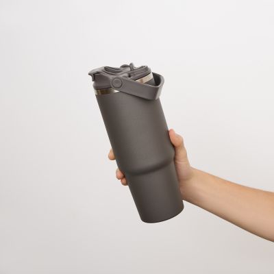 Термокружка вакуумная Montana, серая-11