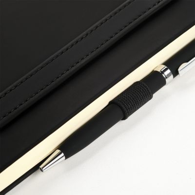 Ежедневник Alpha недатированный, черный/черный-13