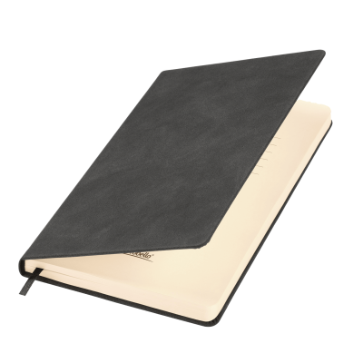 Ежедневник Stella недатированный с магнитом на обложке, черный-0